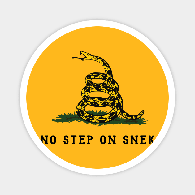 No Step On Snek T-Shirt Magnet by dumbshirts